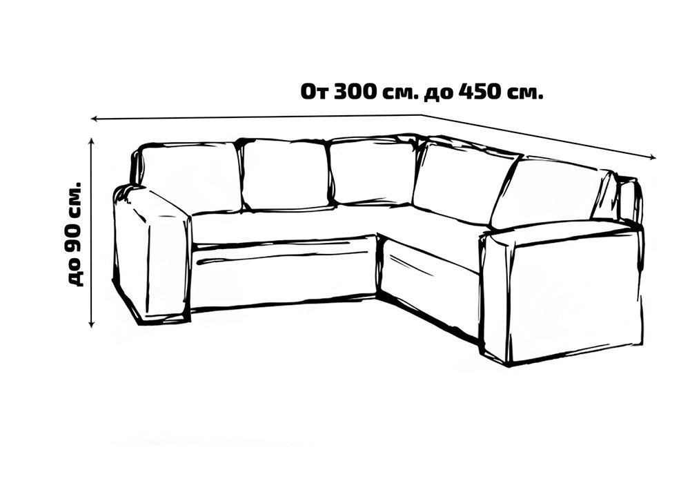 Ширина сиденья на диване
